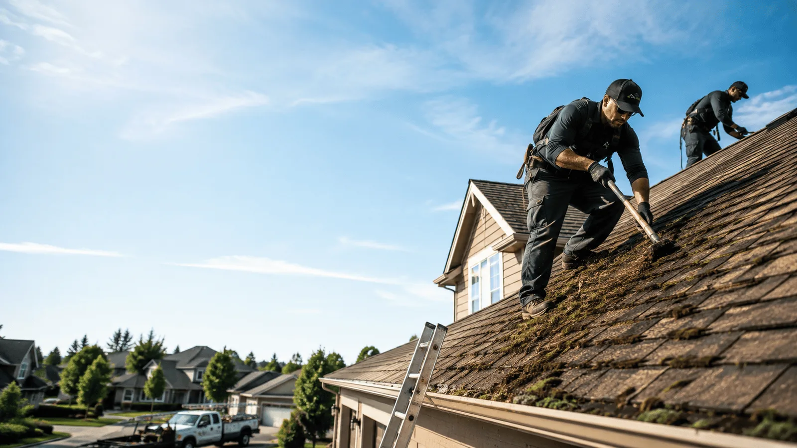 Roof Moss Removal in Ames, IA near me